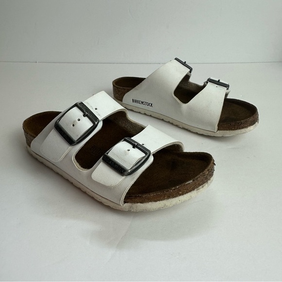 Birkenstock Arizona Sandals Children's size 11 Shoes Adjustable Buckle White - Picture 10 of 10